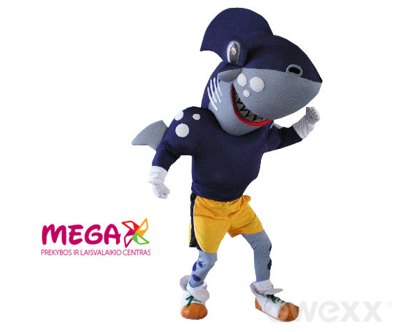 PLC MEGA pristato naują reklamį kostiumą, kuris linksmis parduotuvių lankytojus (www.reklaminiaikostiumai.lt)